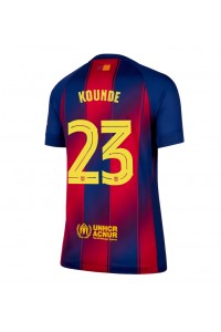 Fotbalové Dres Barcelona Jules Kounde #23 Dámské Domácí Oblečení 2025-26 Krátký Rukáv